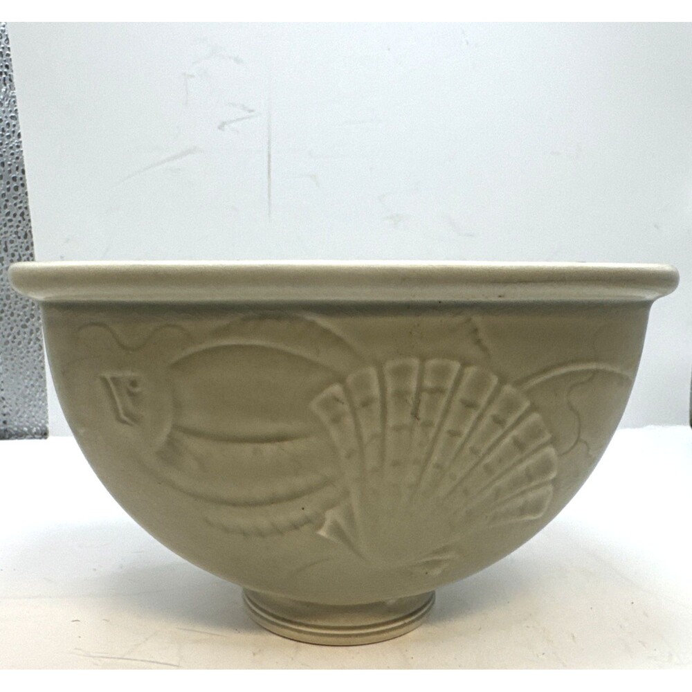 Solbjerg Vase Sea Motif Nils Thorsson Aluminia Royal Copenhagen Denmark 1930 - Picture 7 of 9